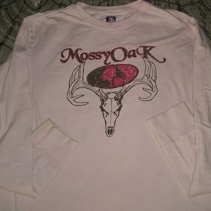 Pink mossy oak whitetail shirt